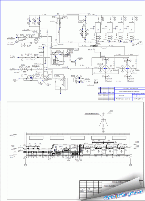 Водогрейная котельная чертежи